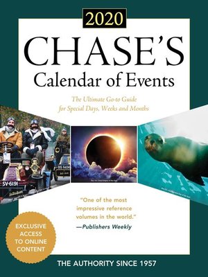 cover image of Chase's Calendar of Events 2020